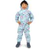 JAN & JUL Waterproof Fleece Lined Rain Suit, Coveralls for Toddlers and Kids(Fleece-lined: Enchanted)