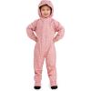 JAN & JUL Waterproof Fleece Lined Rain Suit, Coveralls for Toddlers and Kids(Fleece-lined: Prairie Flowers)