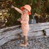 JAN & JUL Long Sleeve 1-pc UV Jumpsuit Rash Guard (Baby, Toddler)(Crabby Crab)