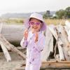 JAN & JUL Long Sleeve 1-pc UV Jumpsuit Rash Guard (Baby, Toddler)(Lavender Ice Cream)