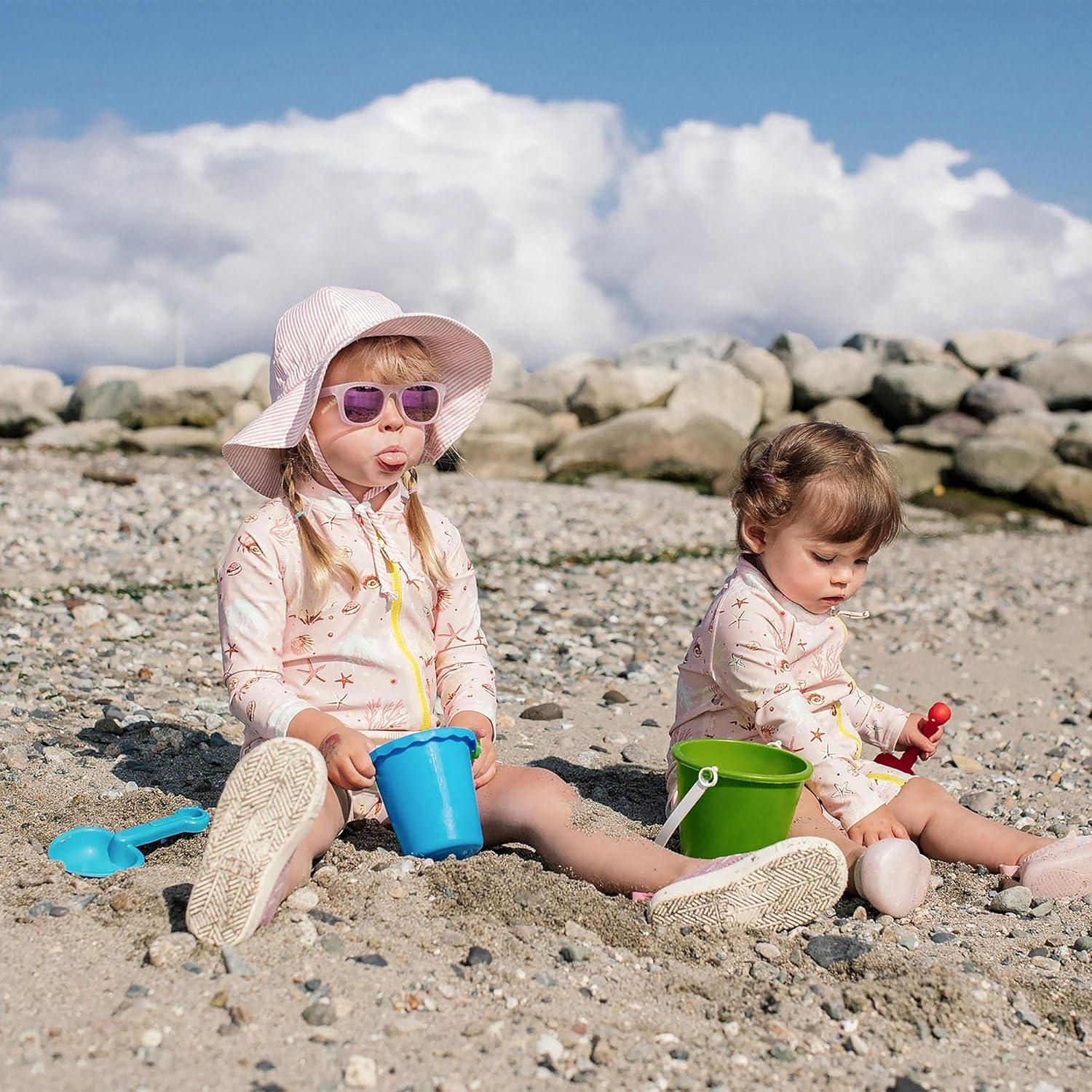image:imageJAN amp JUL Baby Toddler Kids Flexible UV400 Polarized Sunglasses with Strap for Girls BoysFrosty Lavender