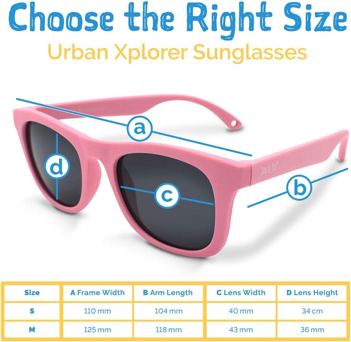 image:imageJAN amp JUL Baby Toddler Kids Flexible UV400 Polarized Sunglasses with Strap for Girls BoysFrosty Mint Aurora