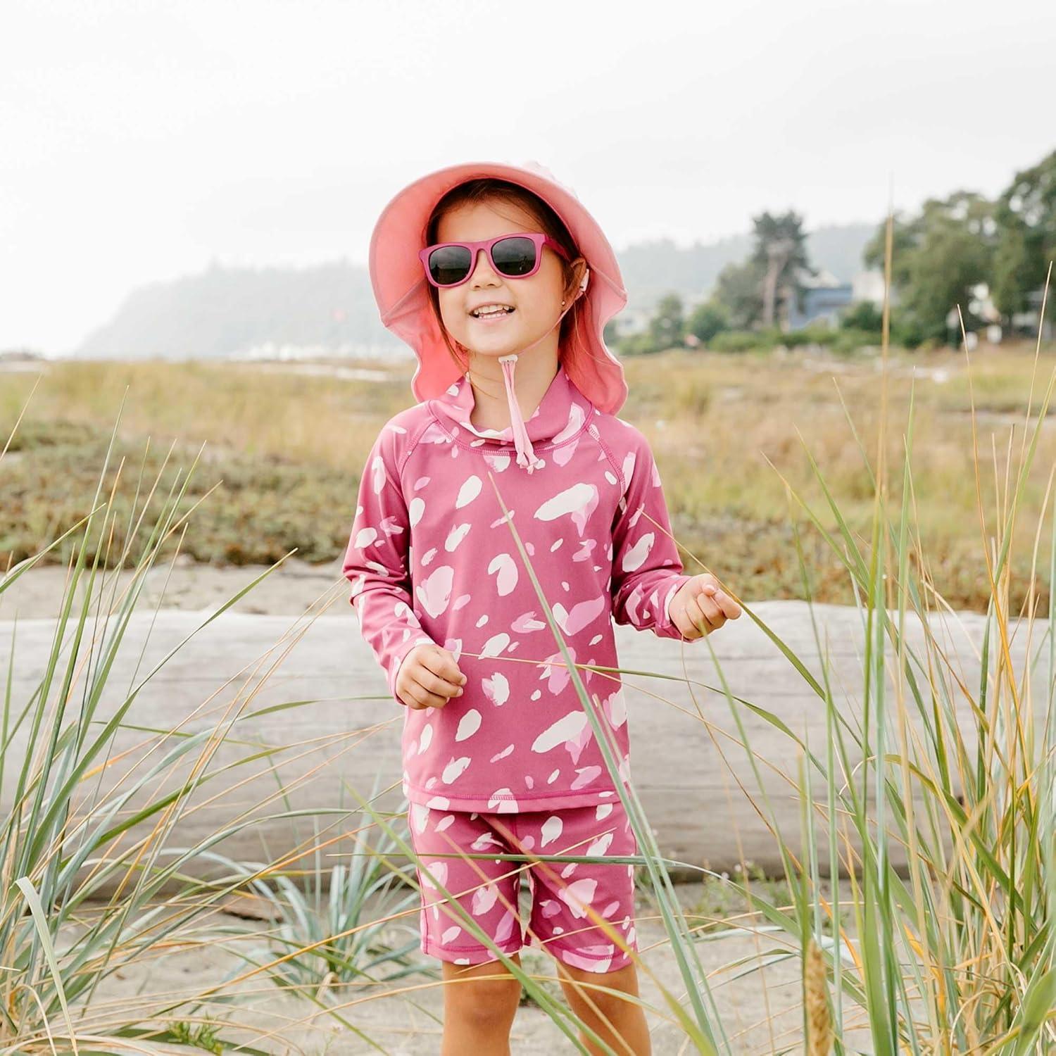 image:imageJAN amp JUL Baby Toddler Kids Flexible UV400 Polarized Sunglasses with Strap for Girls BoysOrchid