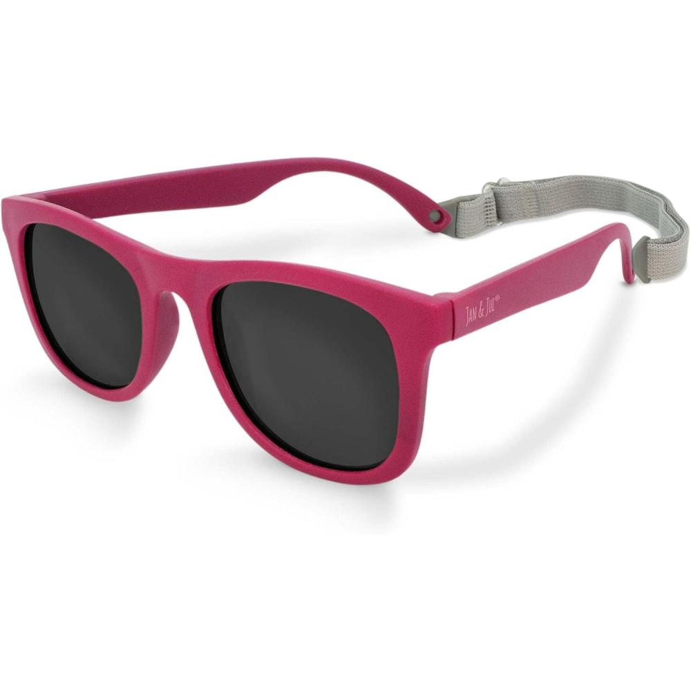 image:imageJAN amp JUL Baby Toddler Kids Flexible UV400 Polarized Sunglasses with Strap for Girls BoysOrchid