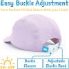 JAN & JUL Aqua-Dry Sunlite Cap for Toddlers and Kids(Bunny Flowers)