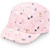 JAN & JUL Aqua-Dry Sunlite Cap for Toddlers and Kids(Bunny Flowers)