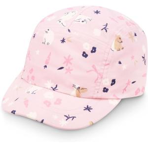JAN & JUL Aqua-Dry Sunlite Cap for Toddlers and Kids(Bunny Flowers)