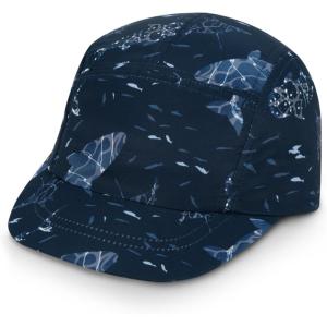 JAN & JUL Aqua-Dry Sunlite Cap for Toddlers and Kids(Navy Whale Play)