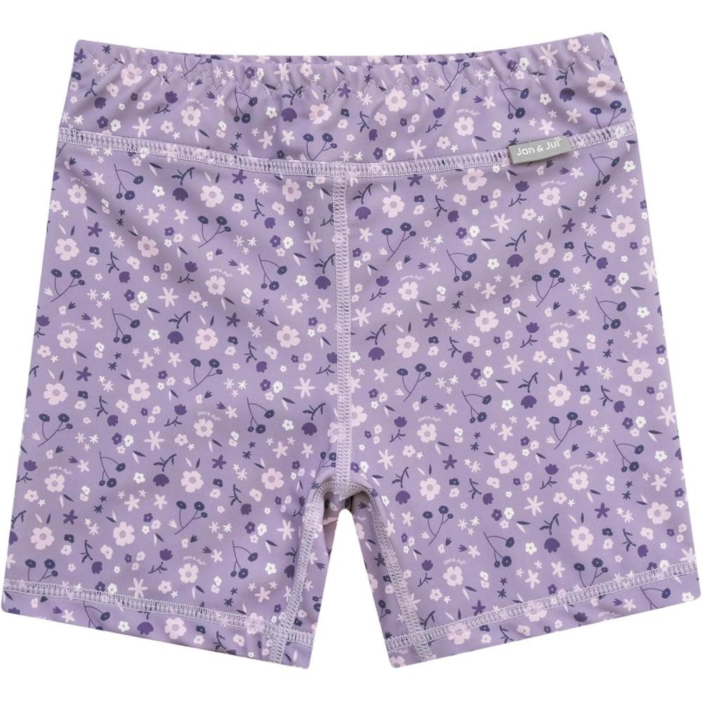 image:imageJAN amp JUL Swim Trunks for Toddlers and KidsPurple Blossoms