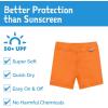 JAN & JUL Swim Trunks for Toddlers and Kids(Bright Orange)