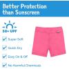JAN & JUL Swim Trunks for Toddlers and Kids(Bright Pink)