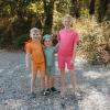 JAN & JUL Swim Trunks for Toddlers and Kids(Bright Pink)