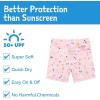 JAN & JUL Swim Trunks for Toddlers and Kids(Bunny Flowers)