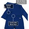 JAN & JUL Swim Trunks for Toddlers and Kids(Navy Dachshund)
