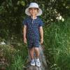 JAN & JUL Swim Trunks for Toddlers and Kids(Navy Dachshund)
