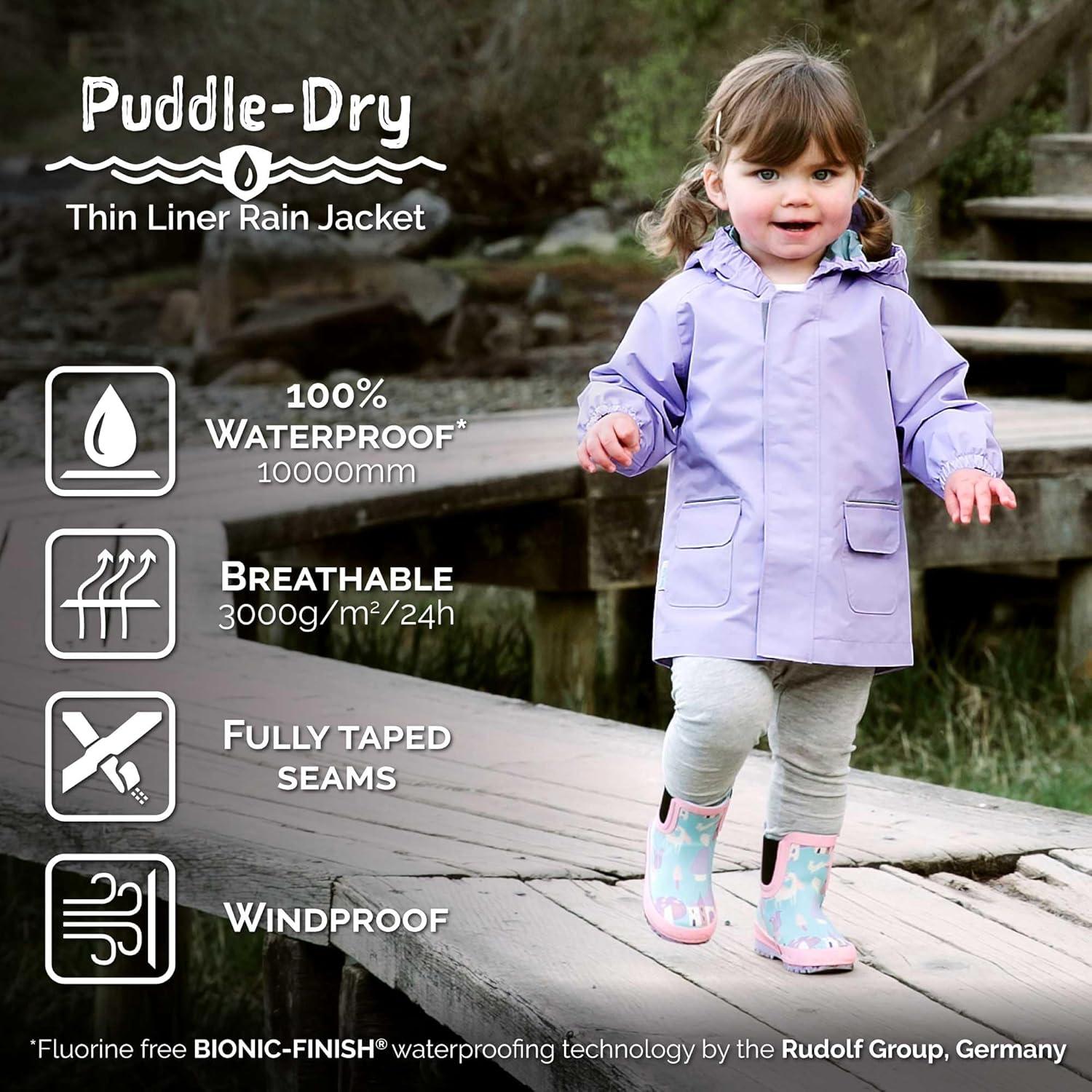 image:imageJAN amp JUL Waterproof Rain Jacket Raincoat for KidsThinlined Yellow