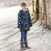 JAN & JUL Waterproof Rain Jacket, Raincoat for Kids(Thin-lined: Big Trucks)