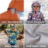 JAN & JUL Waterproof Rain Jacket, Raincoat for Kids(Thin-lined: Big Trucks)
