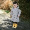 JAN & JUL Waterproof Rain Jacket, Raincoat for Kids(Thin-lined: Grey Construction)