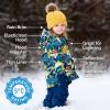 JAN & JUL Waterproof Rain Jacket, Raincoat for Kids(Thin-lined: Lavender)