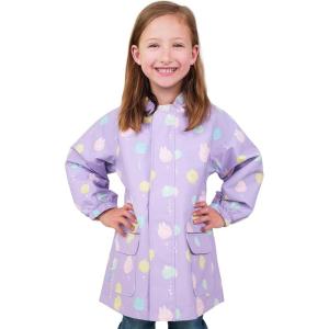 JAN & JUL Waterproof Rain Jacket, Raincoat for Kids(Thin-lined: Macarons)