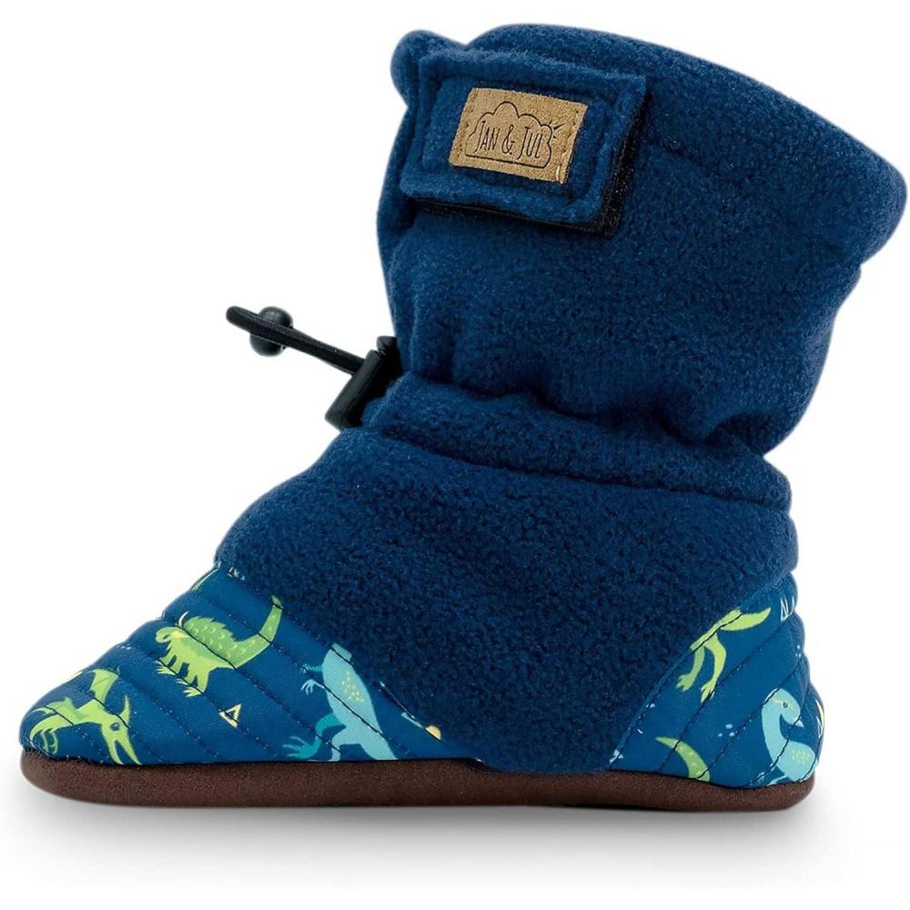 image:imageJAN amp JUL Fleece Cozy Booties for Babies and ToddlersDinoland