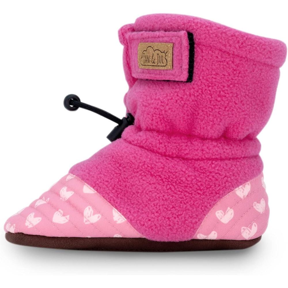 image:imageJAN amp JUL Fleece Cozy Booties for Babies and ToddlersHeart