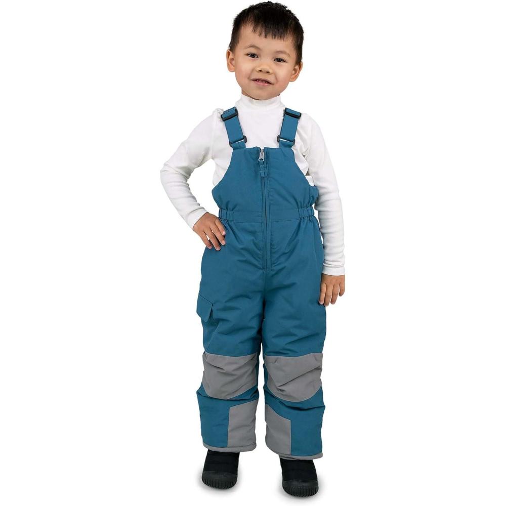 image:imageJAN amp JUL ToastyDry Waterproof Insulated Snow Bib Pants for KidsDeep Blue