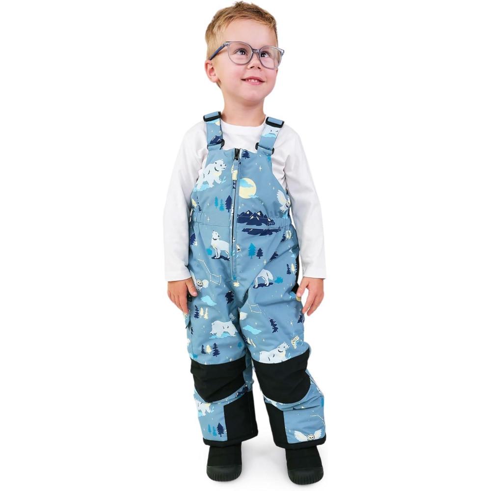 image:imageJAN amp JUL ToastyDry Waterproof Insulated Snow Bib Pants for KidsWolf and Bear