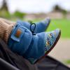 JAN & JUL Fleece Cozy Booties for Babies and Toddlers(Digger)