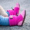 JAN & JUL Fleece Cozy Booties for Babies and Toddlers(Heart)