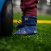 JAN & JUL Fleece Cozy Booties for Babies and Toddlers(Space Dinos)