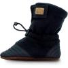 JAN & JUL Fleece Cozy Booties for Babies and Toddlers(Black)