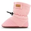 JAN & JUL Fleece Cozy Booties for Babies and Toddlers(Dusty Pink)