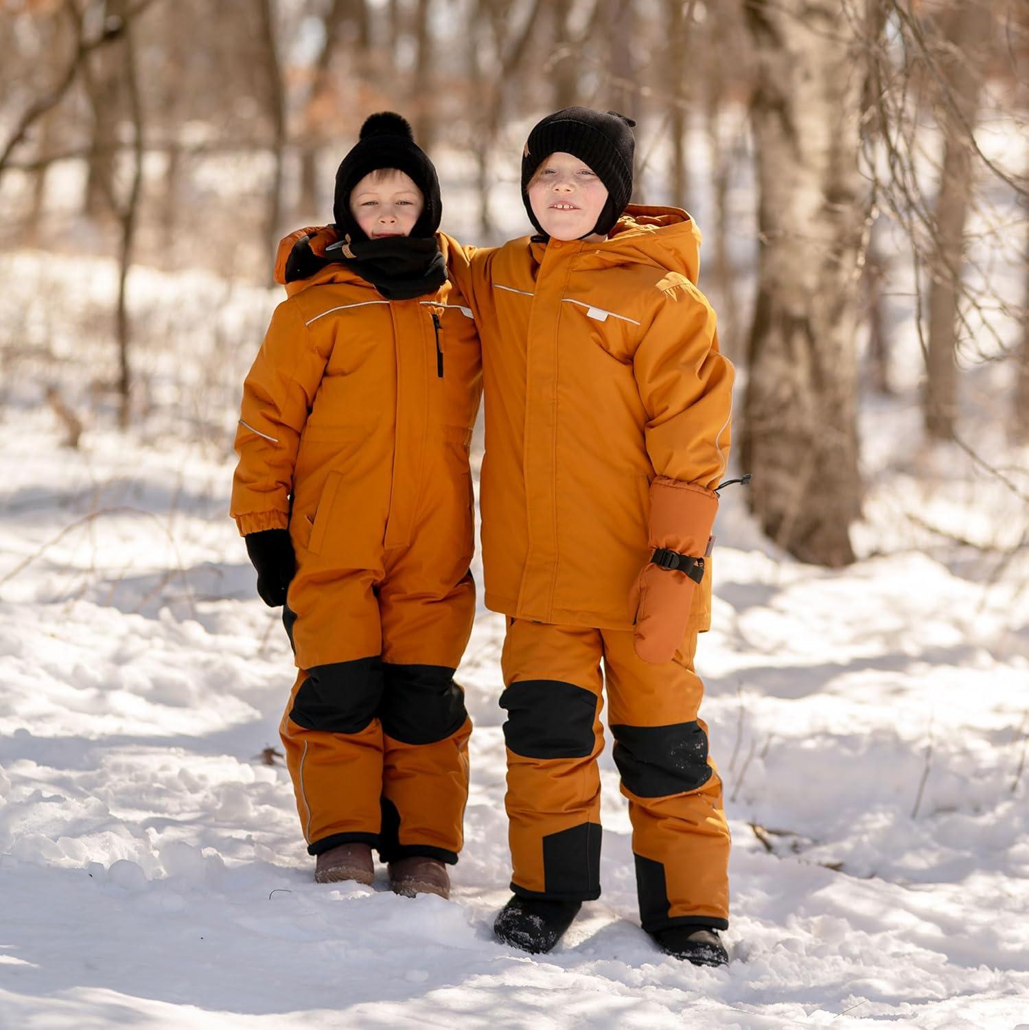 image:imageJAN amp JUL Waterproof Insulated Snow Suit for Toddlers and KidsToastydry Snow Suit Cinnamon