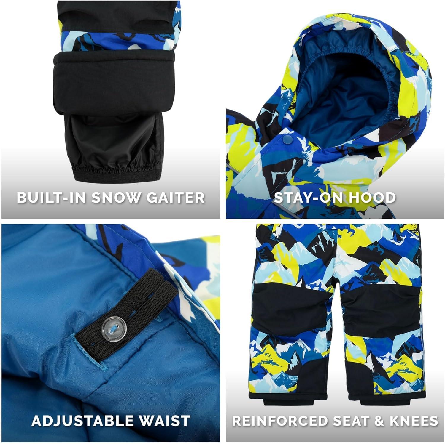 image:imageJAN amp JUL Waterproof Insulated Snow Suit for Toddlers and KidsToastydry Snow Suit Cinnamon