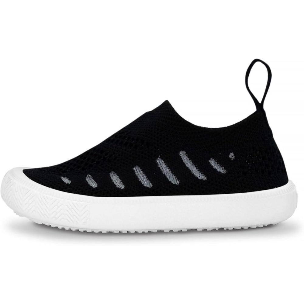 image:imageJAN amp JUL Machine Washable Knit Shoes  Breathable LightWeight Sneakers BabyToddlerLittle KidBreeze Knit Shoes Black
