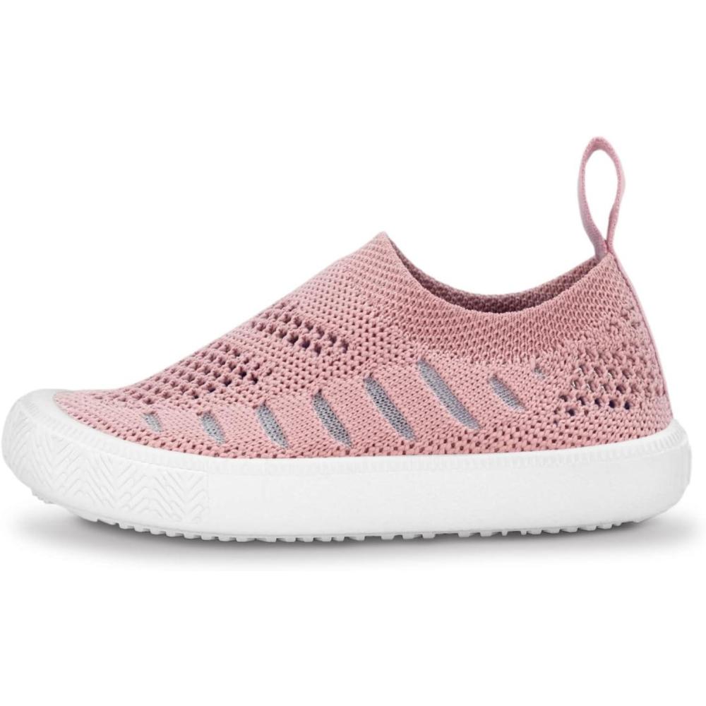 image:imageJAN amp JUL Machine Washable Knit Shoes  Breathable LightWeight Sneakers BabyToddlerLittle KidBreeze Knit Shoes Pale Pink