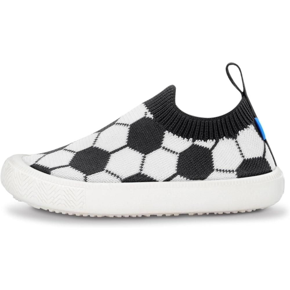image:imageJAN amp JUL Machine Washable Knit Shoes  Breathable LightWeight Sneakers BabyToddlerLittle KidGraphic Knit Shoes Soccer