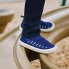 JAN & JUL Machine Washable Knit Shoes | Breathable Light-Weight Sneakers (Baby/Toddler/Little Kid)(Breeze Knit Shoes: Navy)