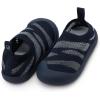 JAN & JUL Machine Washable Knit Shoes | Breathable Light-Weight Sneakers (Baby/Toddler/Little Kid)(Jelly Jumper Flow Shoes: Dark Navy)