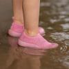 JAN & JUL Machine Washable Knit Shoes | Breathable Light-Weight Sneakers (Baby/Toddler/Little Kid)(Jelly Jumper Flow Shoes: Pretty Pink)