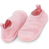 JAN & JUL Machine Washable Knit Shoes | Breathable Light-Weight Sneakers (Baby/Toddler/Little Kid)(Jelly Jumper Flow Shoes: Soft Pink)