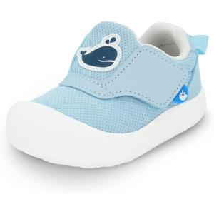 JAN & JUL Easy-On Toddler Shoes(Blue Whale)