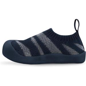 JAN & JUL Machine Washable Knit Shoes | Breathable Light-Weight Sneakers (Baby/Toddler/Little Kid)(Jelly Jumper Flow Shoes: Dark Navy)
