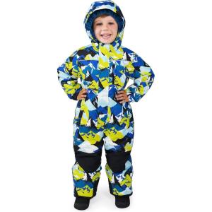 JAN & JUL Waterproof Insulated Snow Suit for Toddlers and Kids(Toasty-dry Snow Suit: Neon Peaks)