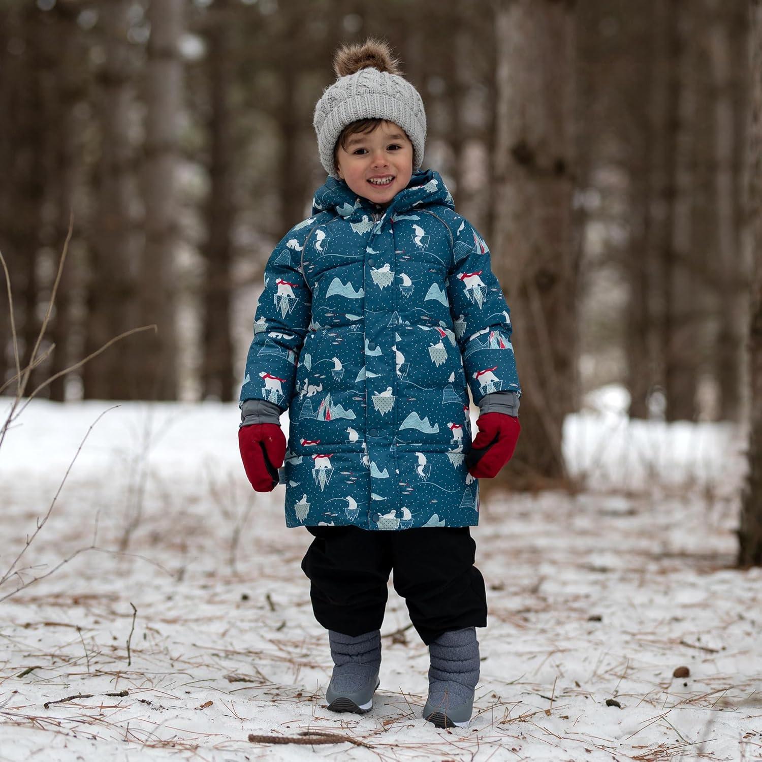 image:imageJAN amp JUL Waterresistant ToastyDry Puffy Coat for Toddlers and KidsWaterproof Arctic