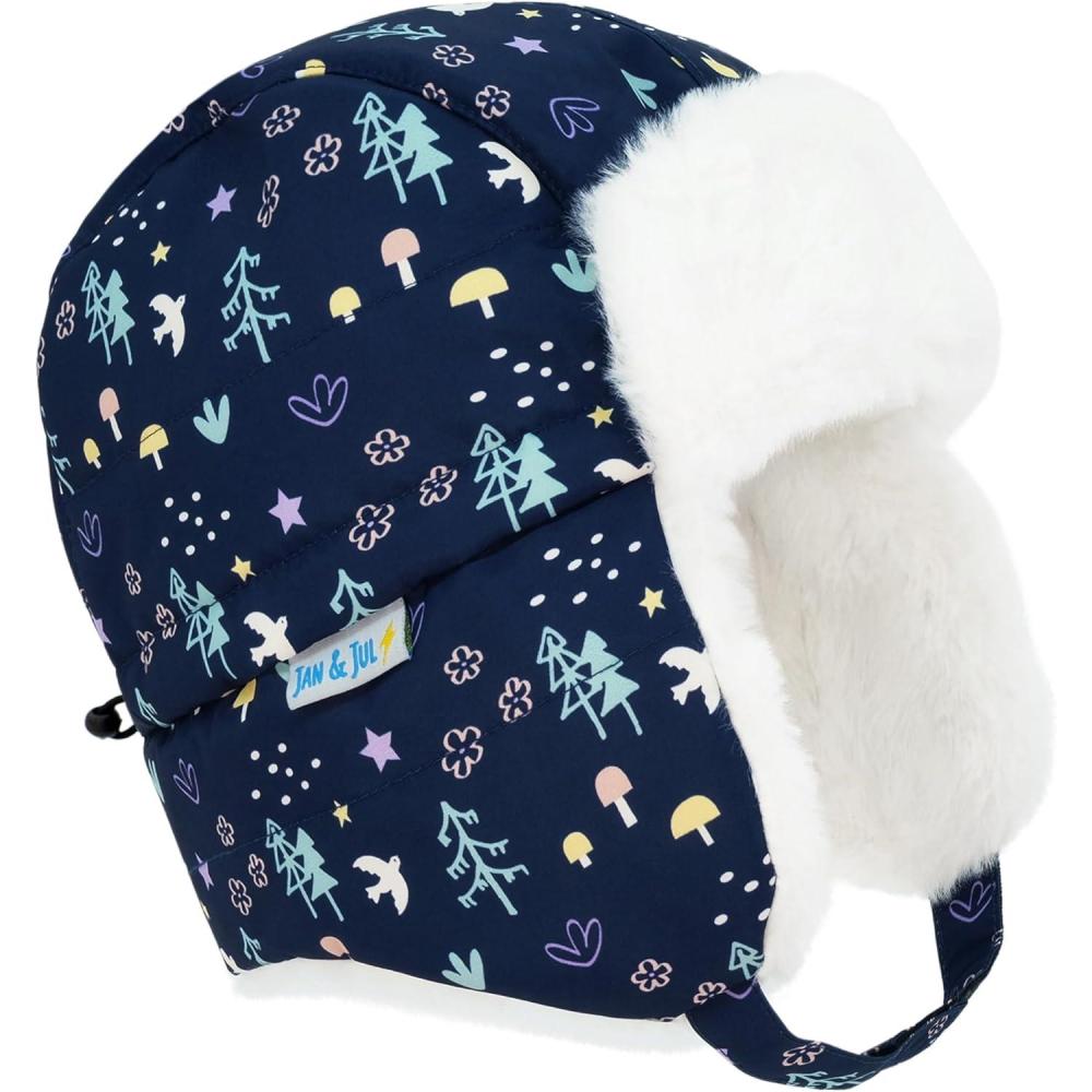 image:imageJAN amp JUL Waterproof Winter Hat for Babies and KidsNavy Forest