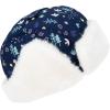 JAN & JUL Waterproof Winter Hat for Babies and Kids(Navy Forest – No Toggle)