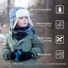 JAN & JUL Waterproof Winter Hat for Babies and Kids(Nebula Blue)